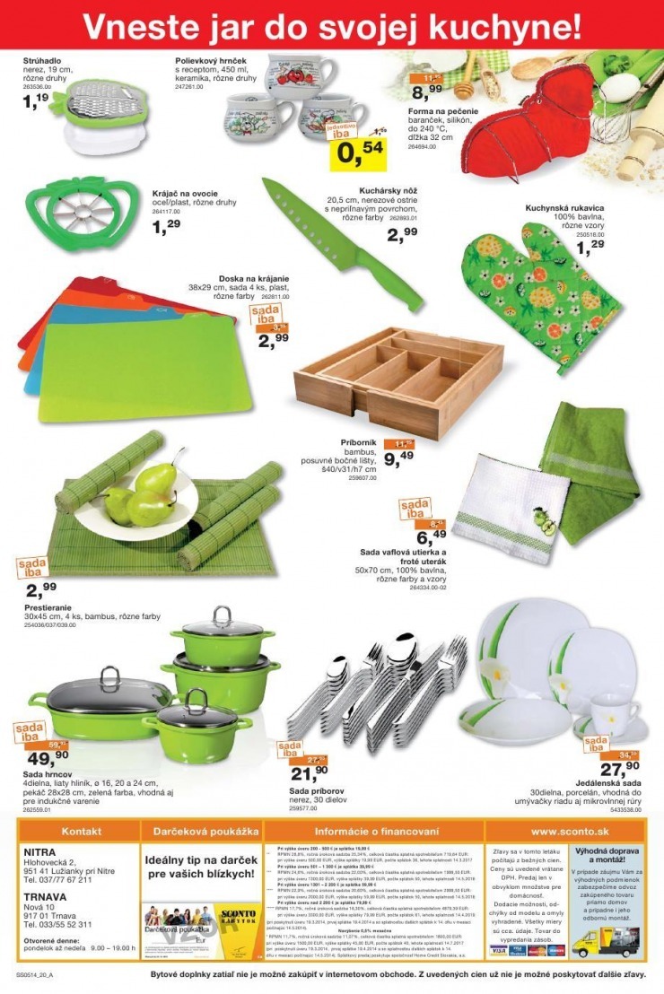leták mimoriadný leták Sconto nábytok strana 20 leták mimoriadný leták Sconto nábytok strana 20