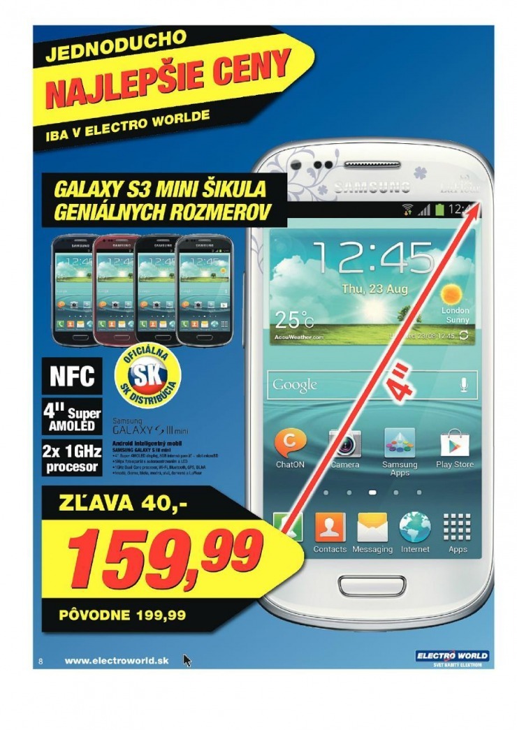 leták Electro World leták - najlepšie ceny strana 8 leták Electro World leták - najlepšie ceny strana 8