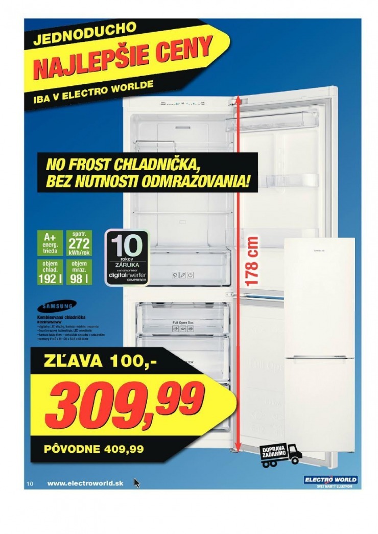 leták Electro World leták - najlepšie ceny strana 10 leták Electro World leták - najlepšie ceny strana 10