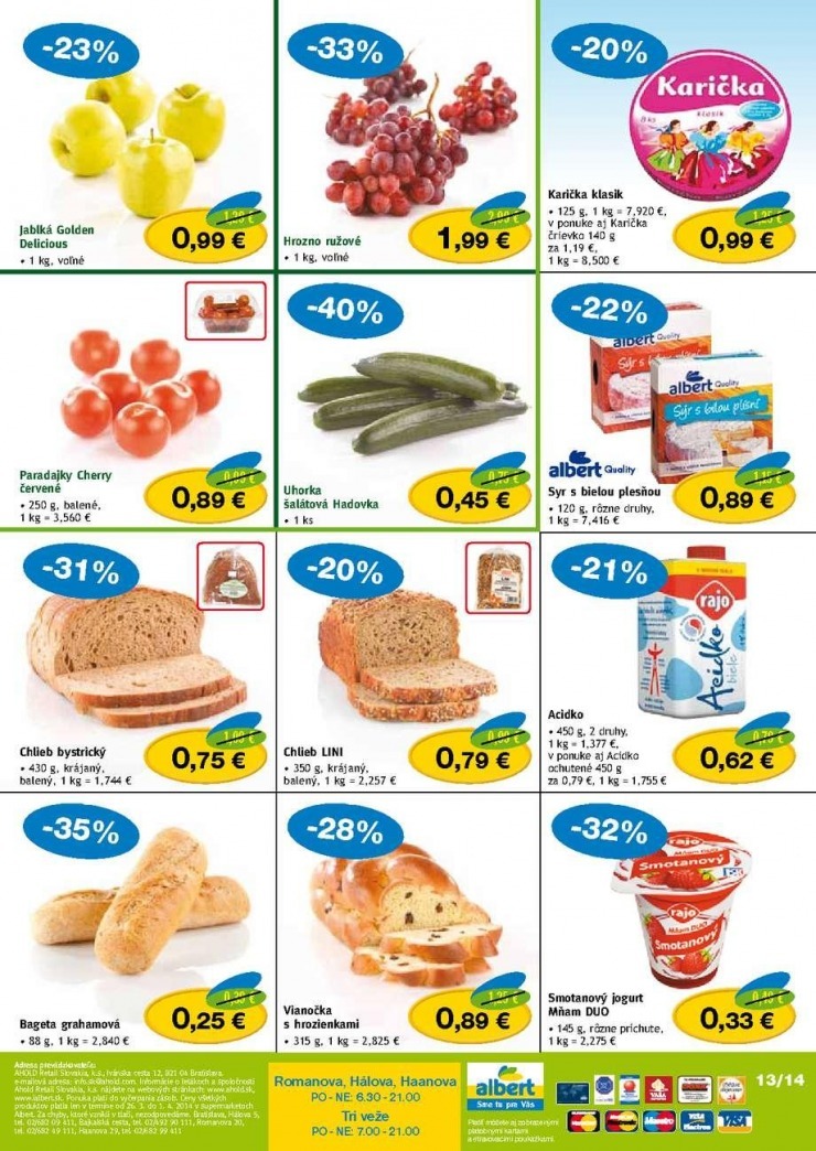 leták Albert aktuálna ponuka strana 4 leták Albert aktuálna ponuka strana 4