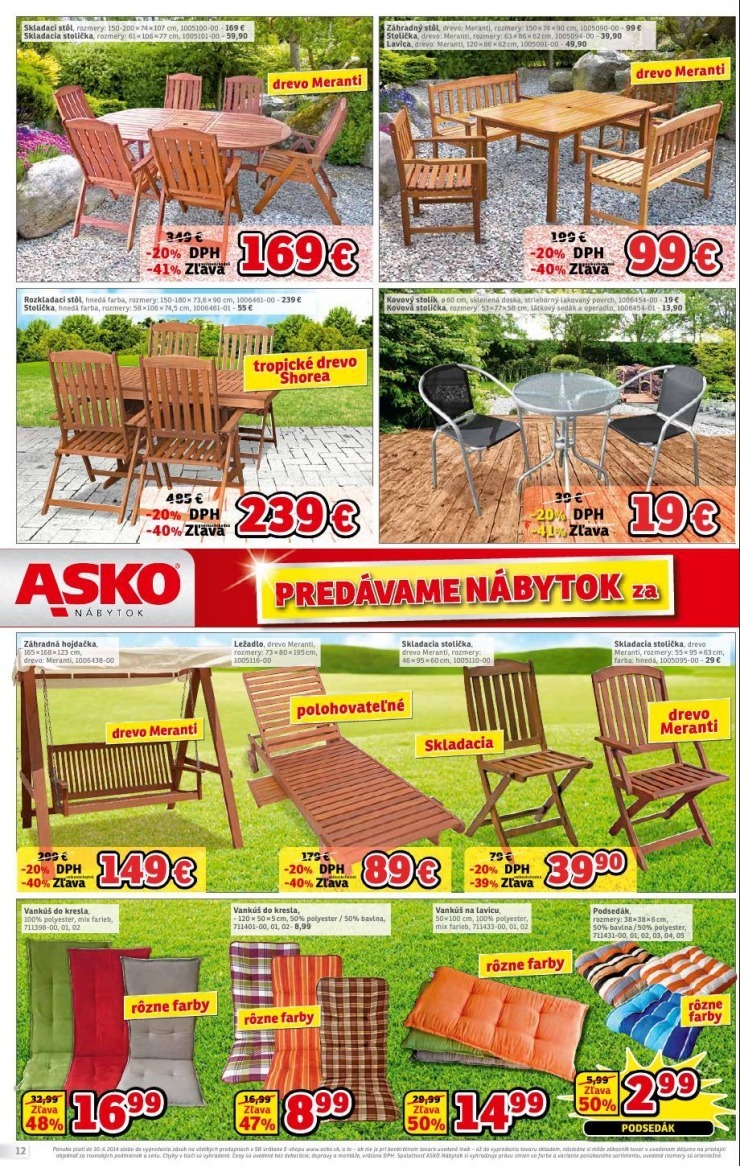 leták ASKO leták - veľkoobchodné ceny strana 12 leták ASKO leták - veľkoobchodné ceny strana 12