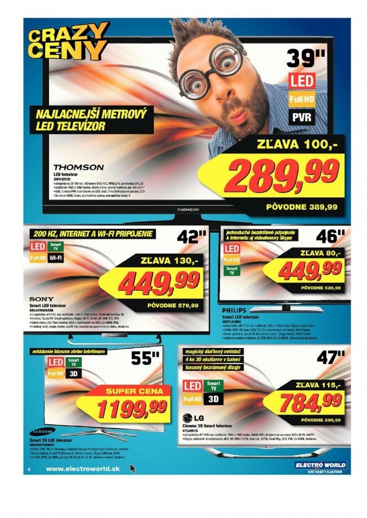 leták špeciálna leták Electro World strana 4 leták špeciálna leták Electro World strana 4