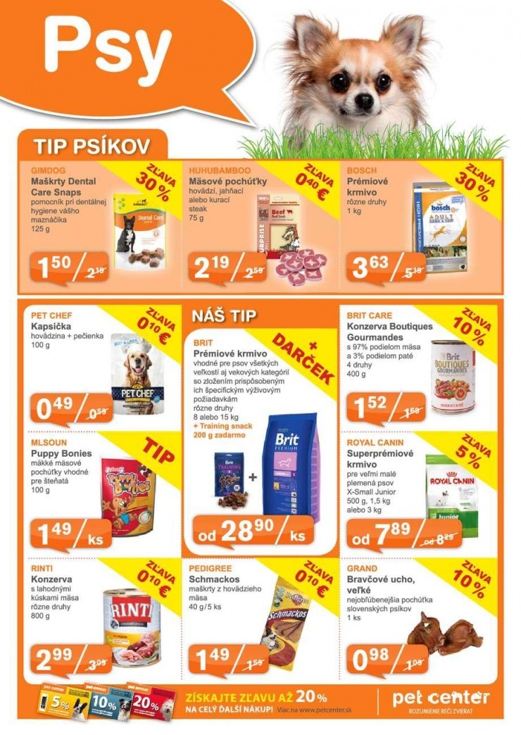 leták špeciálna ponuka Pet Center strana 3 leták špeciálna ponuka Pet Center strana 3