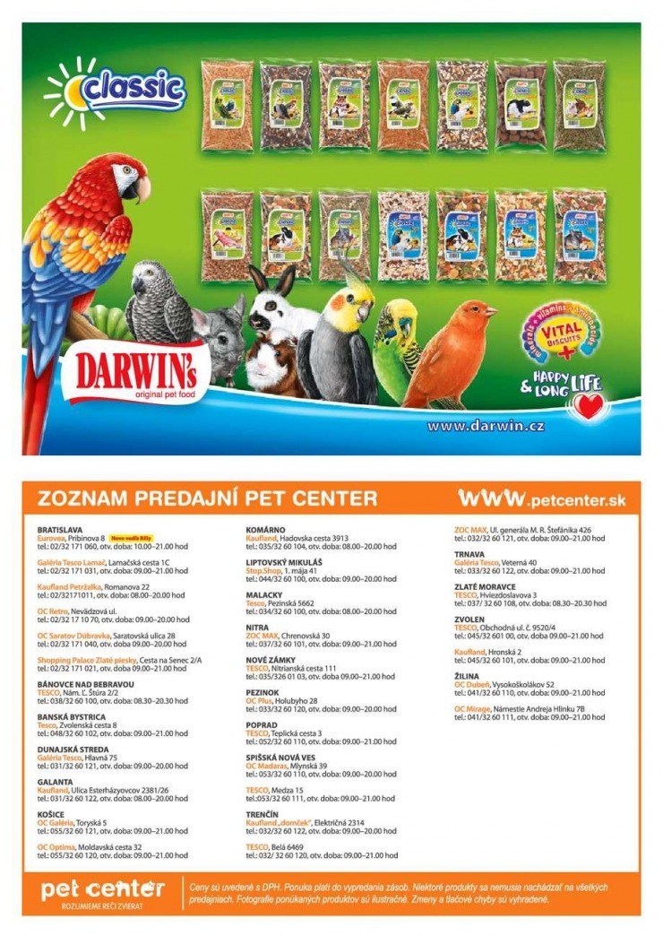 leták špeciálna ponuka Pet Center strana 12 leták špeciálna ponuka Pet Center strana 12