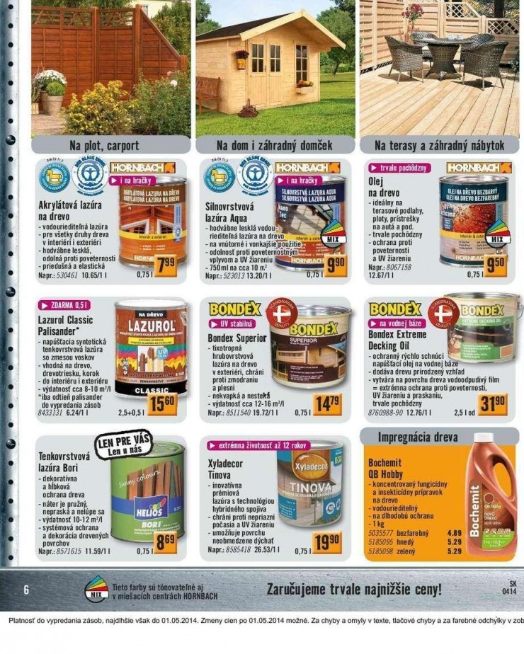 leták HORNBACH špeciálny leták strana 6 leták HORNBACH špeciálny leták strana 6