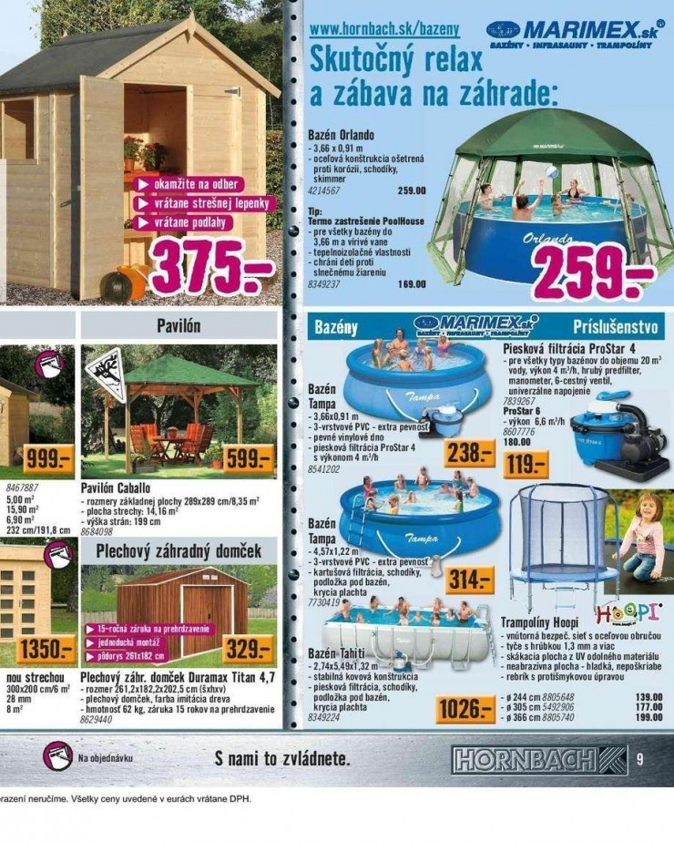 leták HORNBACH špeciálny leták strana 9 leták HORNBACH špeciálny leták strana 9