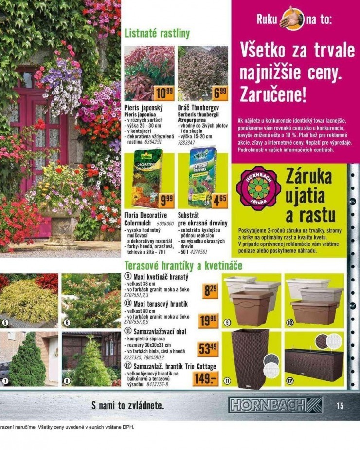 leták HORNBACH špeciálny leták strana 15 leták HORNBACH špeciálny leták strana 15