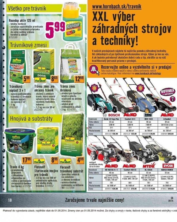 leták HORNBACH špeciálny leták strana 18 leták HORNBACH špeciálny leták strana 18