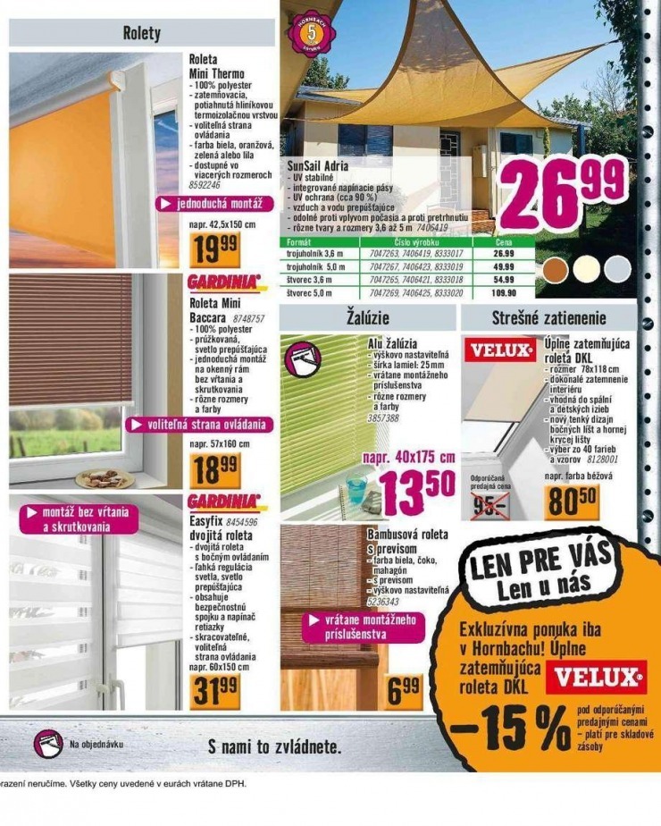 leták HORNBACH špeciálny leták strana 25 leták HORNBACH špeciálny leták strana 25