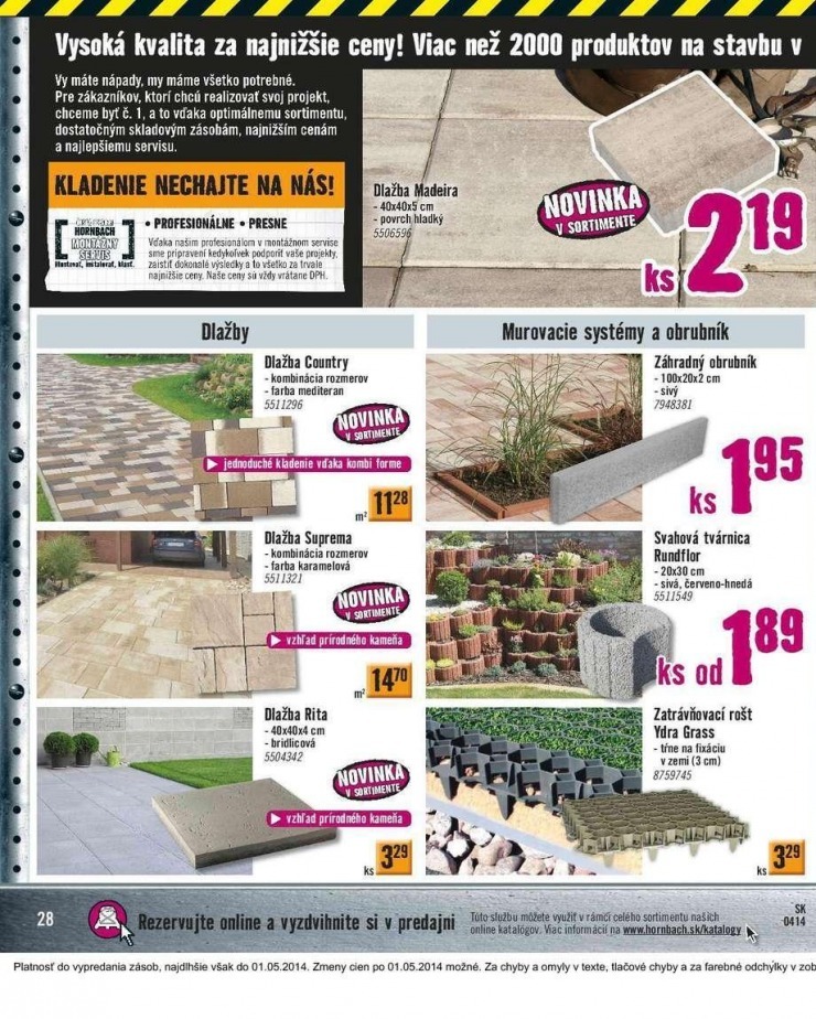 leták HORNBACH špeciálny leták strana 28 leták HORNBACH špeciálny leták strana 28
