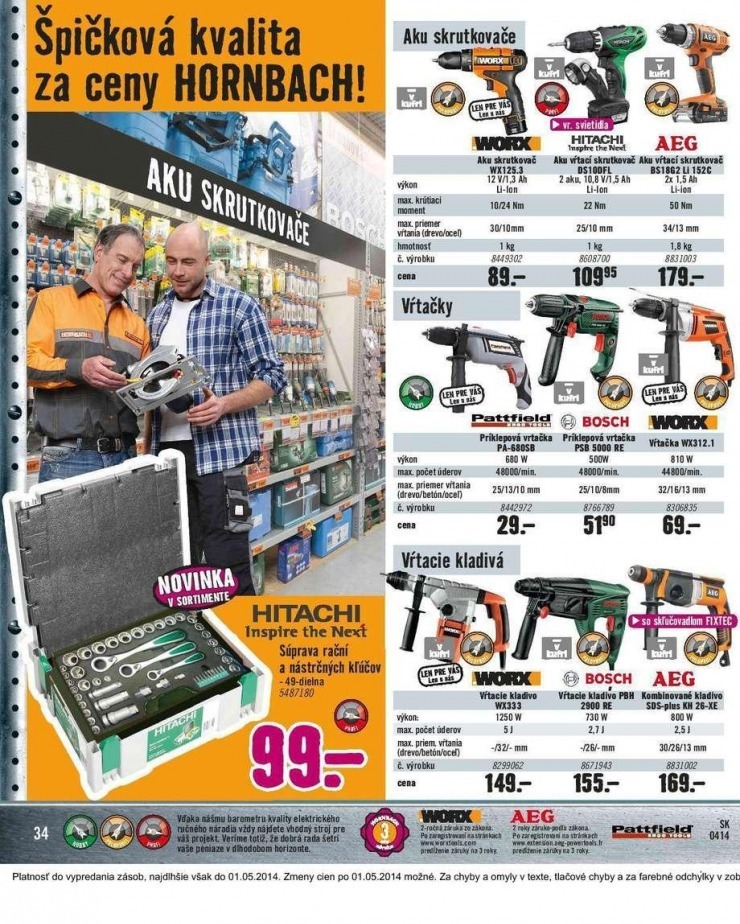 leták HORNBACH špeciálny leták strana 34 leták HORNBACH špeciálny leták strana 34