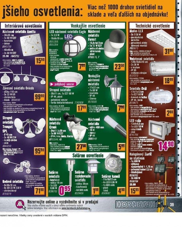 leták HORNBACH špeciálny leták strana 39 leták HORNBACH špeciálny leták strana 39