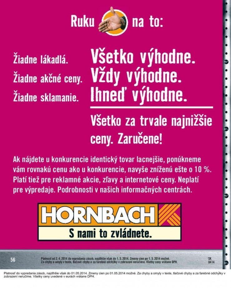 leták HORNBACH špeciálny leták strana 56 leták HORNBACH špeciálny leták strana 56