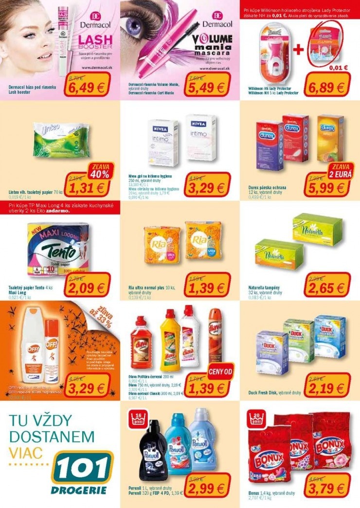leták 101 Drogerie akčný leták strana 7 leták 101 Drogerie akčný leták strana 7
