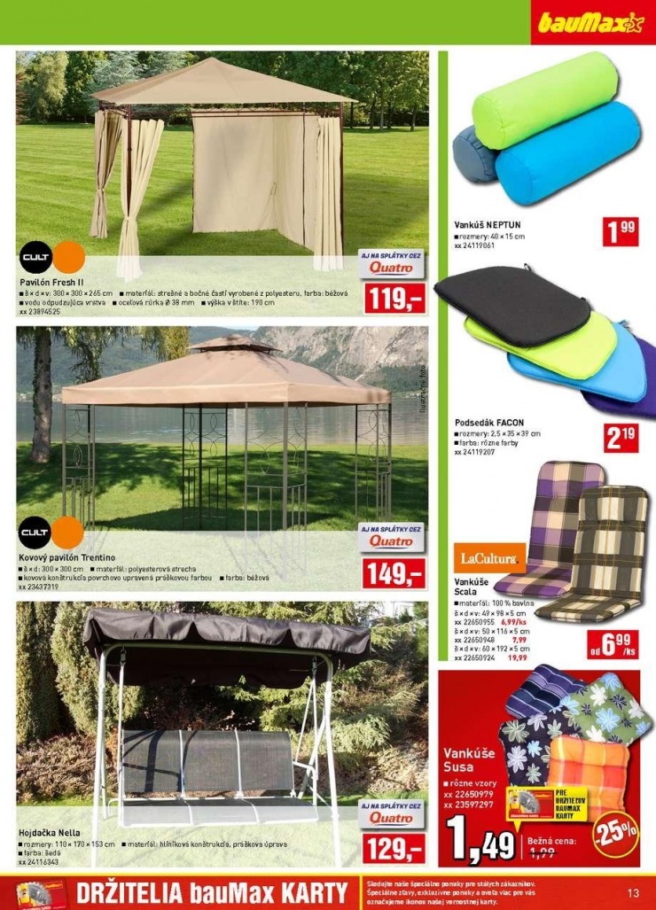 leták extra leták bauMax strana 13 leták extra leták bauMax strana 13