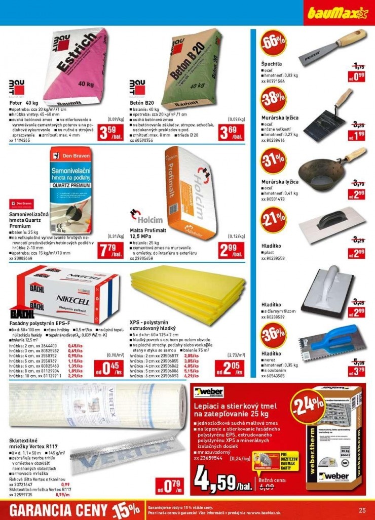 leták extra leták bauMax strana 25 leták extra leták bauMax strana 25