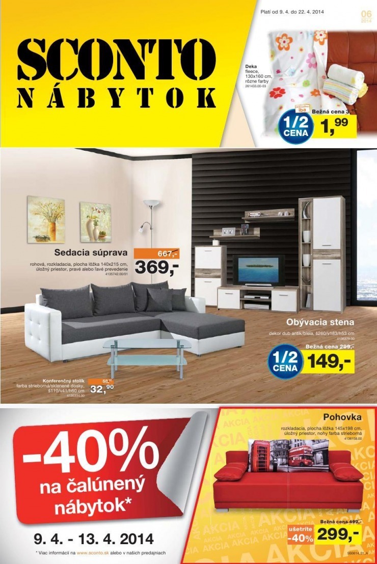 leták extra ponuka Sconto nábytok strana 1 leták extra ponuka Sconto nábytok strana 1