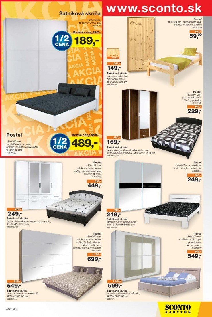leták extra ponuka Sconto nábytok strana 9 leták extra ponuka Sconto nábytok strana 9