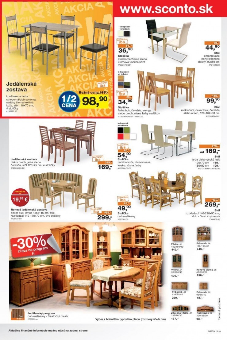leták extra ponuka Sconto nábytok strana 16 leták extra ponuka Sconto nábytok strana 16