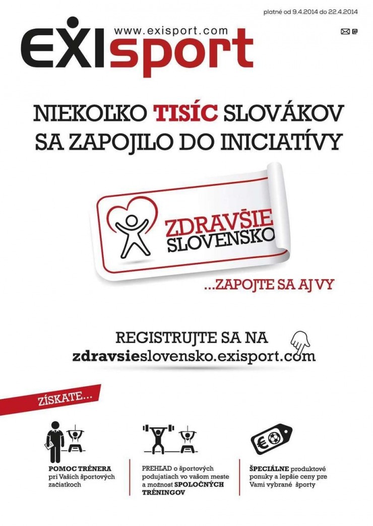 leták EXIsport leták - kupóny na zľavu strana 8 leták EXIsport leták - kupóny na zľavu strana 8