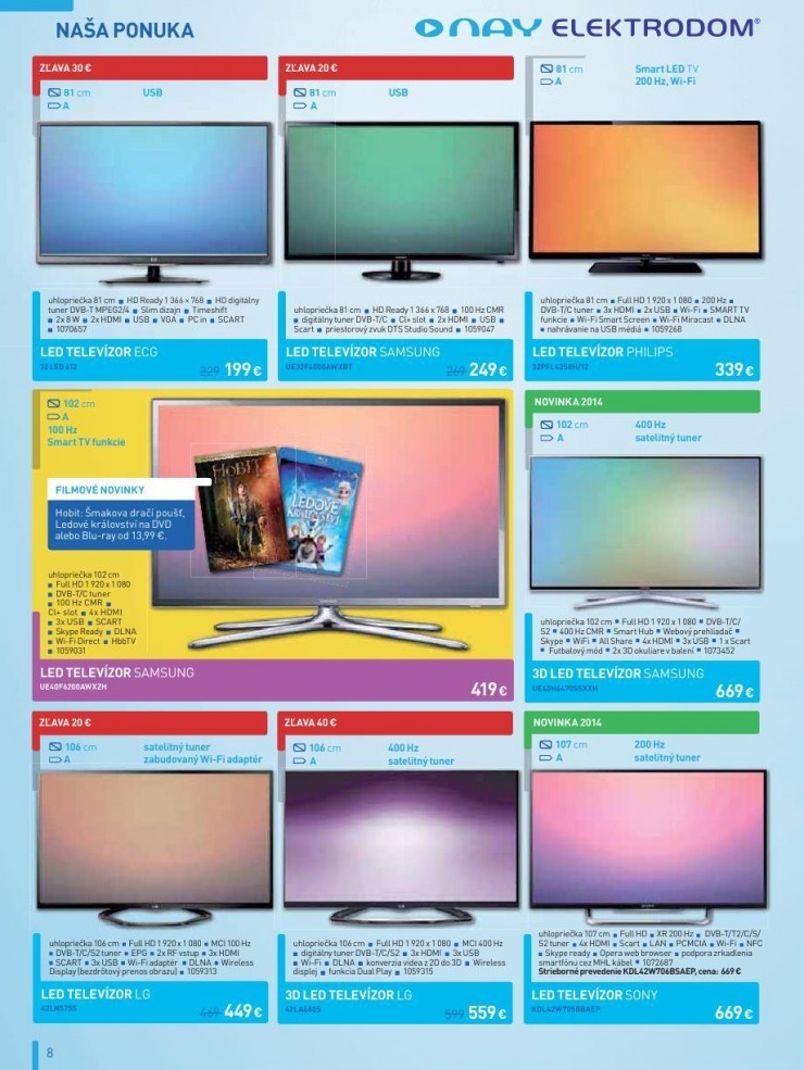 leták leták NAY Elektrodom - výpredaj strana 8 leták leták NAY Elektrodom - výpredaj strana 8