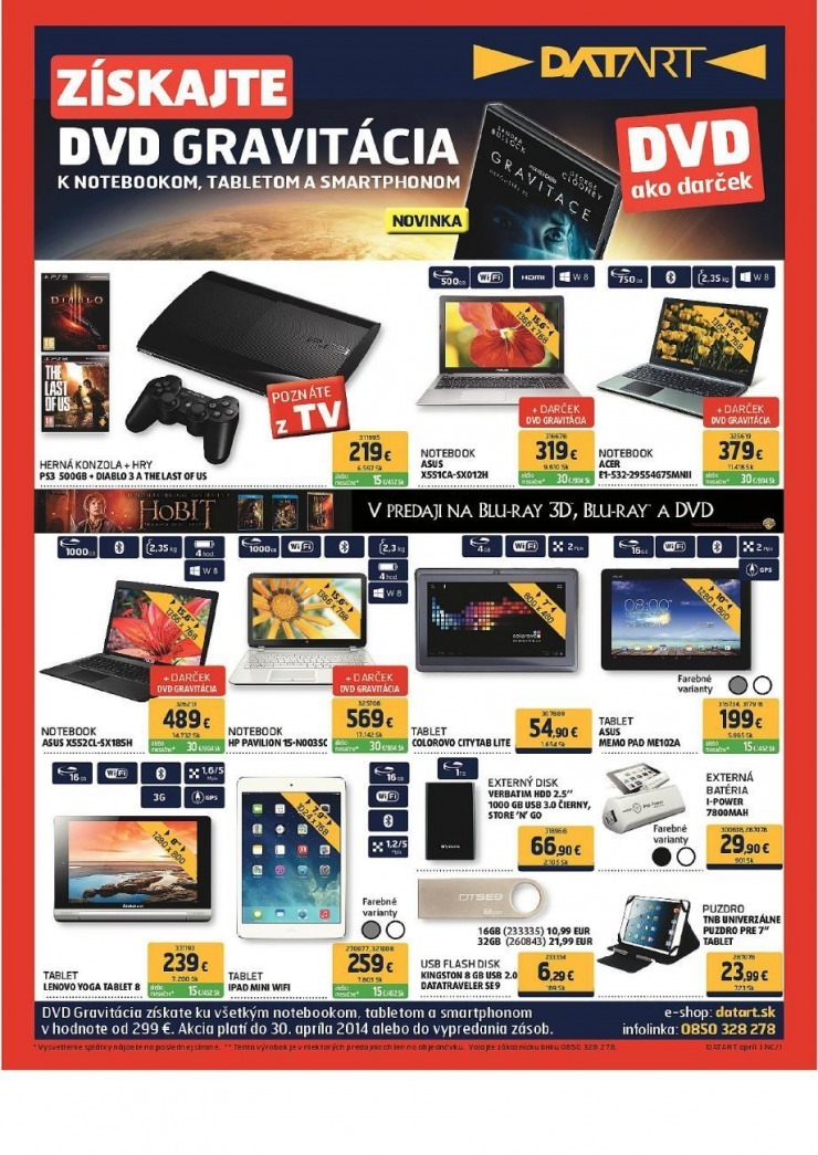 leták extra ponuka Datart strana 1 leták extra ponuka Datart strana 1