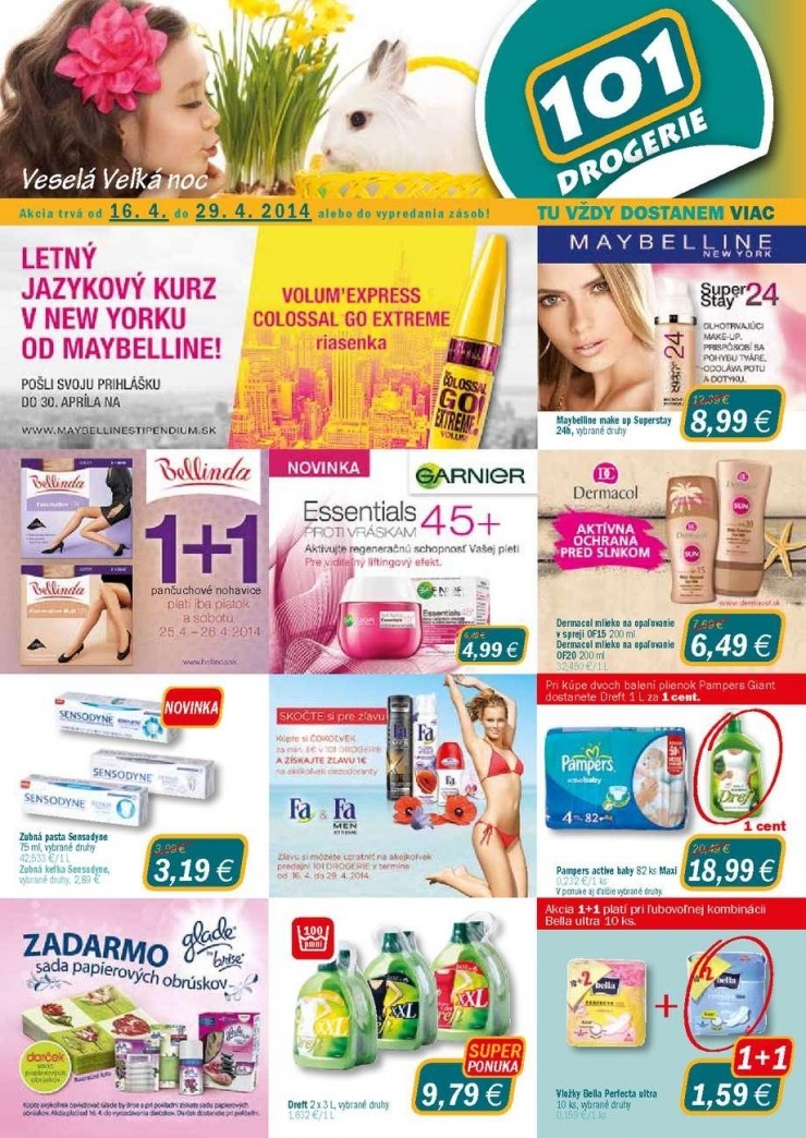 leták špeciálny leták 101 Drogerie strana 1 leták špeciálny leták 101 Drogerie strana 1