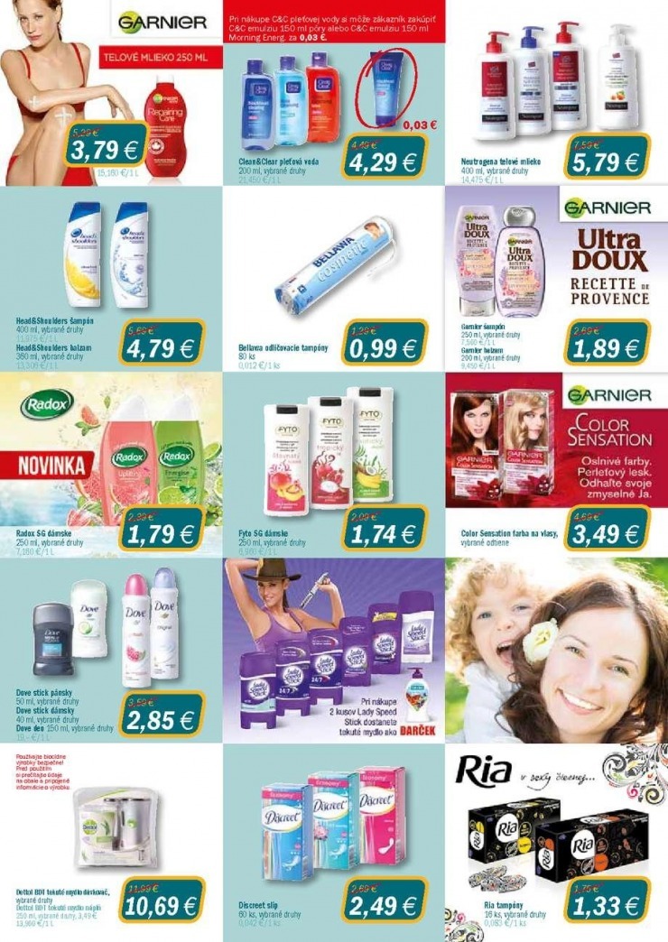 leták špeciálny leták 101 Drogerie strana 3 leták špeciálny leták 101 Drogerie strana 3