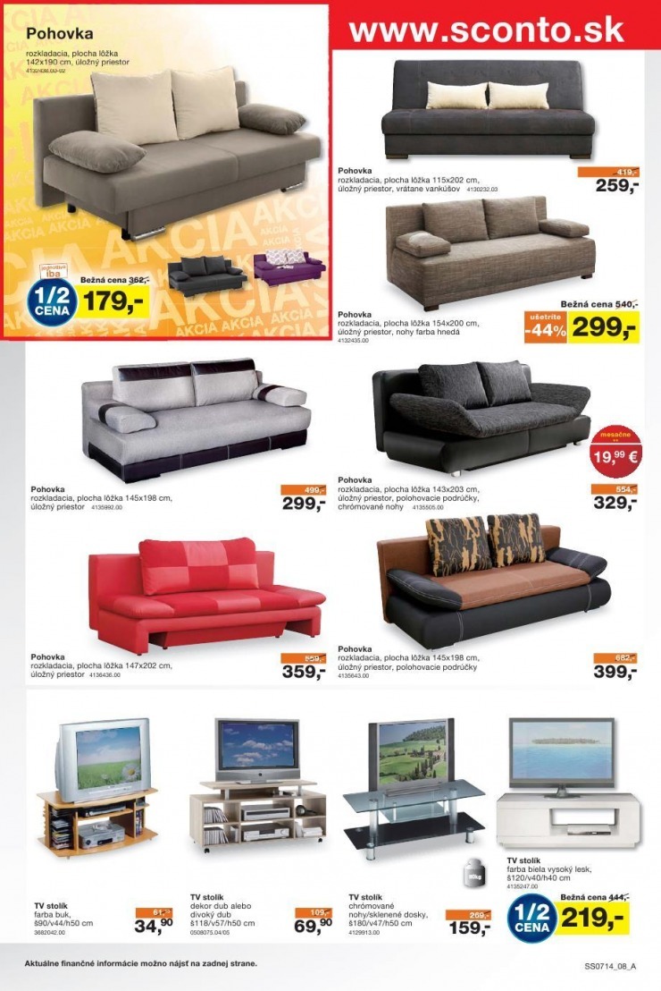 leták akčný leták Sconto strana 8 leták akčný leták Sconto strana 8