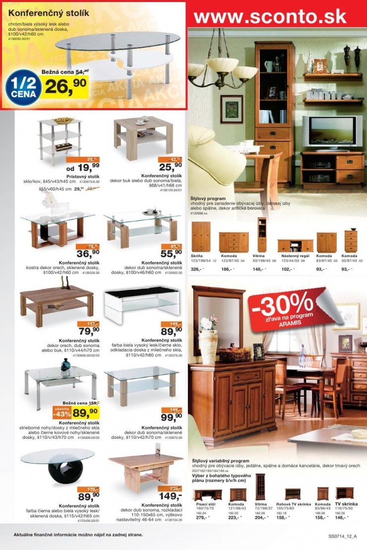 leták akčný leták Sconto strana 12 leták akčný leták Sconto strana 12
