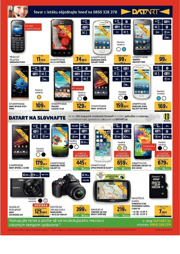 leták mimoriadná ponuka Datart strana 2 leták mimoriadná ponuka Datart strana 2