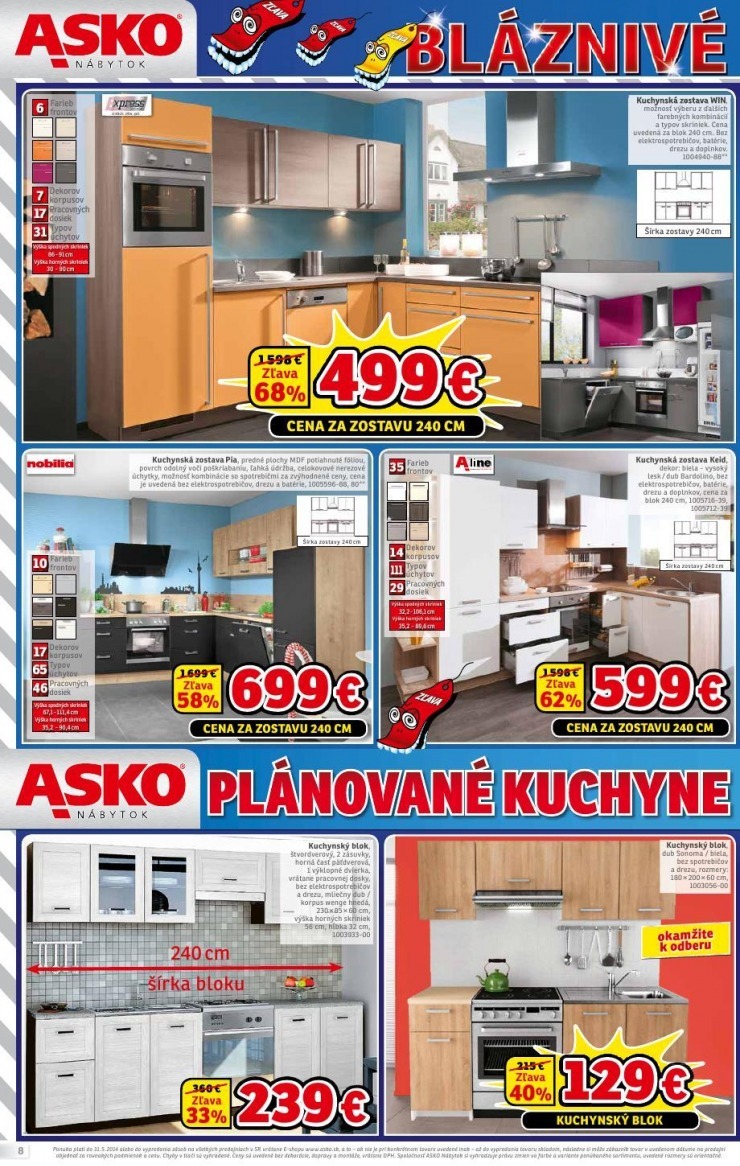 leták leták ASKO nábytok - bláznivé zľavy strana 8 leták leták ASKO nábytok - bláznivé zľavy strana 8