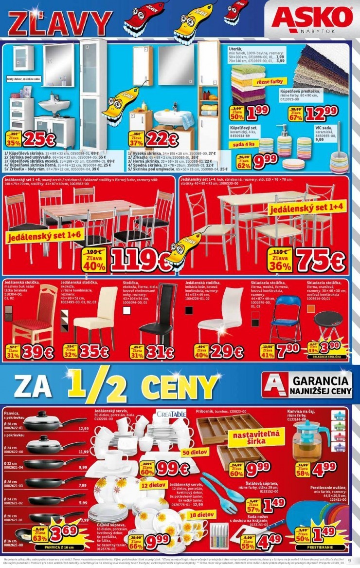 leták leták ASKO nábytok - bláznivé zľavy strana 9 leták leták ASKO nábytok - bláznivé zľavy strana 9