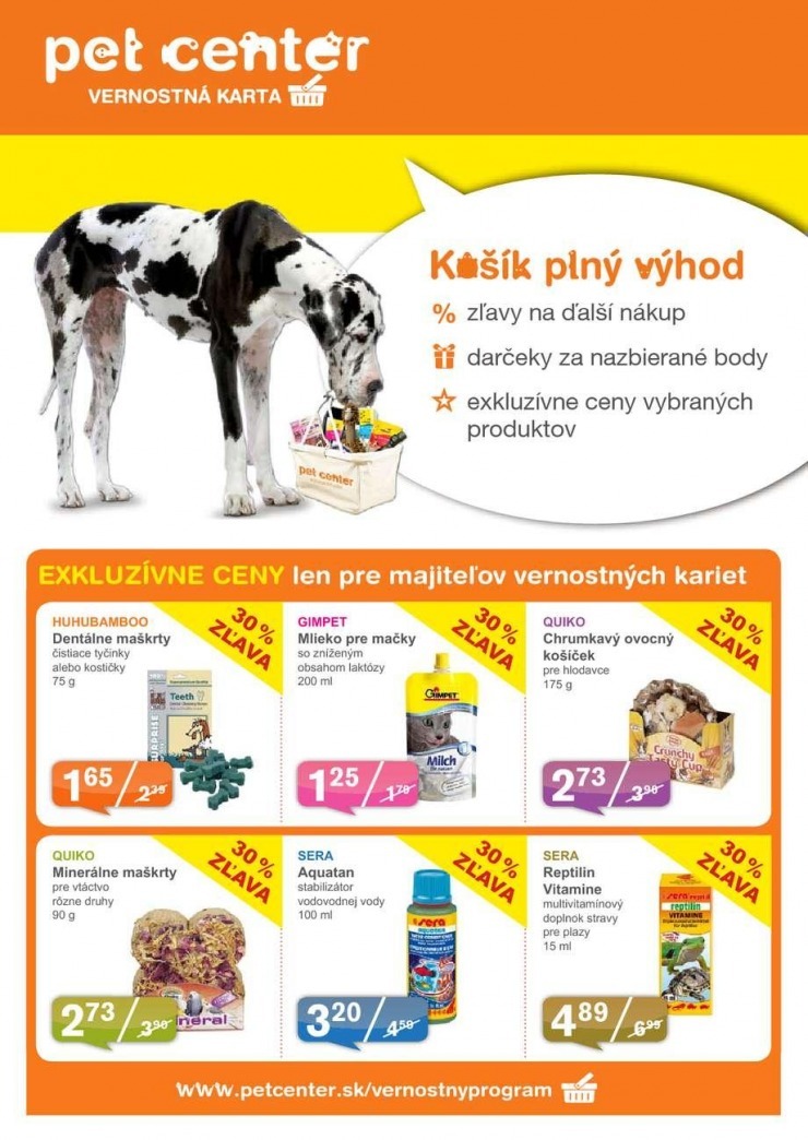 leták Pet Center akciový leták strana 2 leták Pet Center akciový leták strana 2
