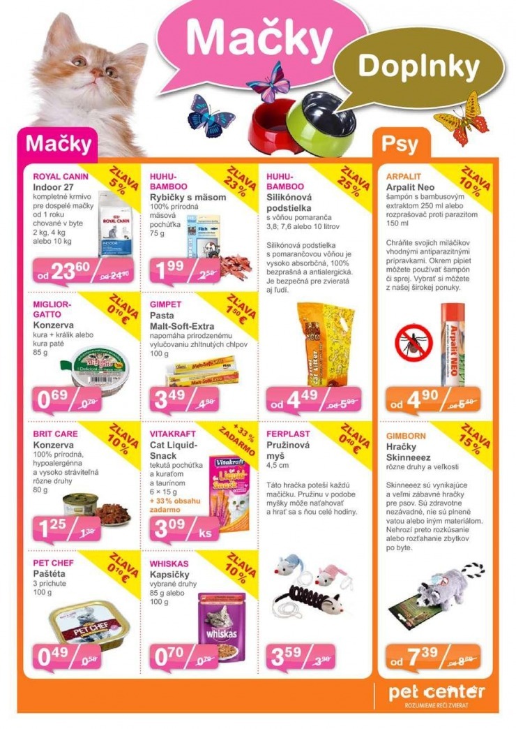 leták Pet Center akciový leták strana 5 leták Pet Center akciový leták strana 5