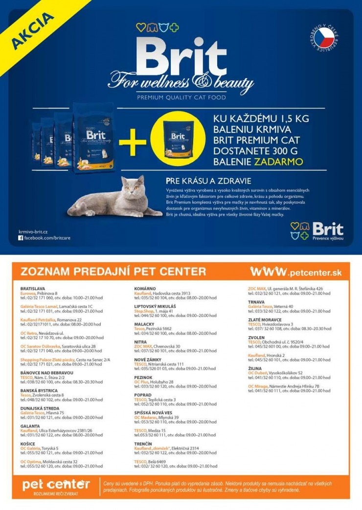 leták Pet Center akciový leták strana 12 leták Pet Center akciový leták strana 12