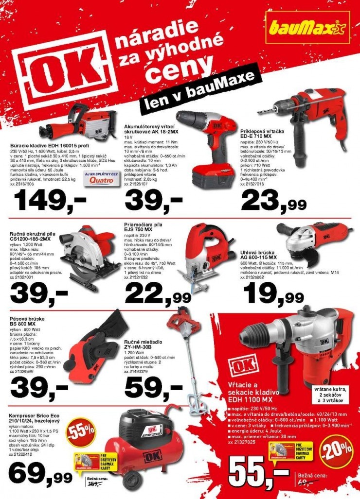 leták akciový katalóg bauMax strana 43 leták akciový katalóg bauMax strana 43