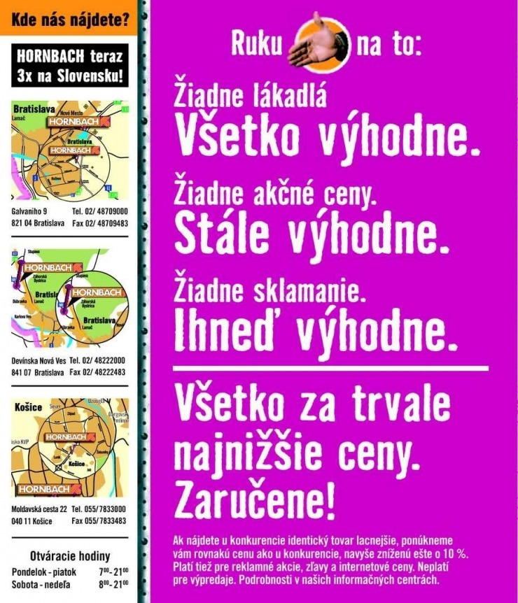 leták akčný leták HORNBACH strana 2 leták akčný leták HORNBACH strana 2