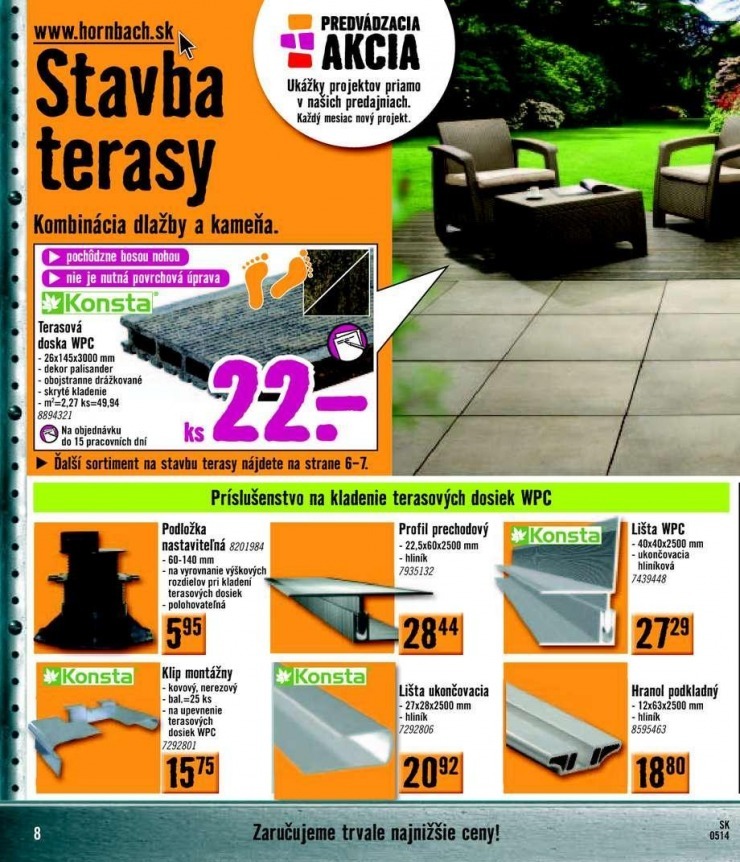 leták akčný leták HORNBACH strana 8 leták akčný leták HORNBACH strana 8
