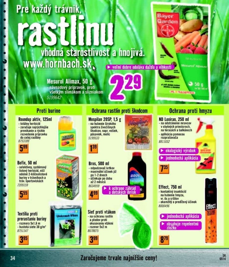 leták akčný leták HORNBACH strana 34 leták akčný leták HORNBACH strana 34