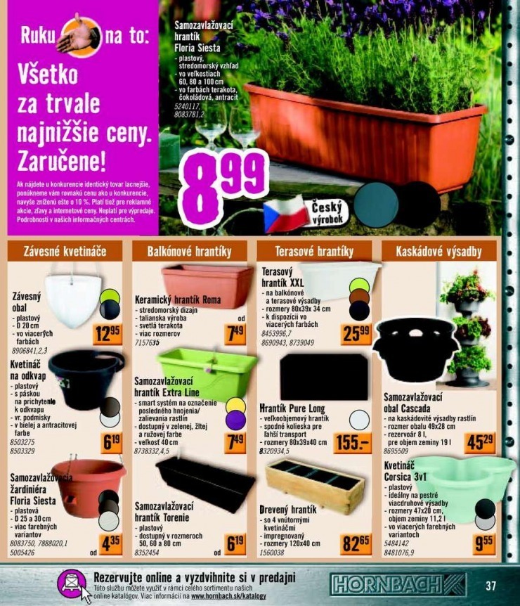 leták akčný leták HORNBACH strana 37 leták akčný leták HORNBACH strana 37