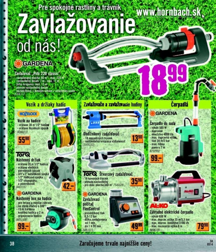 leták akčný leták HORNBACH strana 38 leták akčný leták HORNBACH strana 38