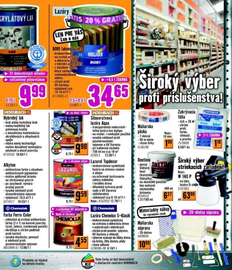 leták akčný leták HORNBACH strana 43 leták akčný leták HORNBACH strana 43