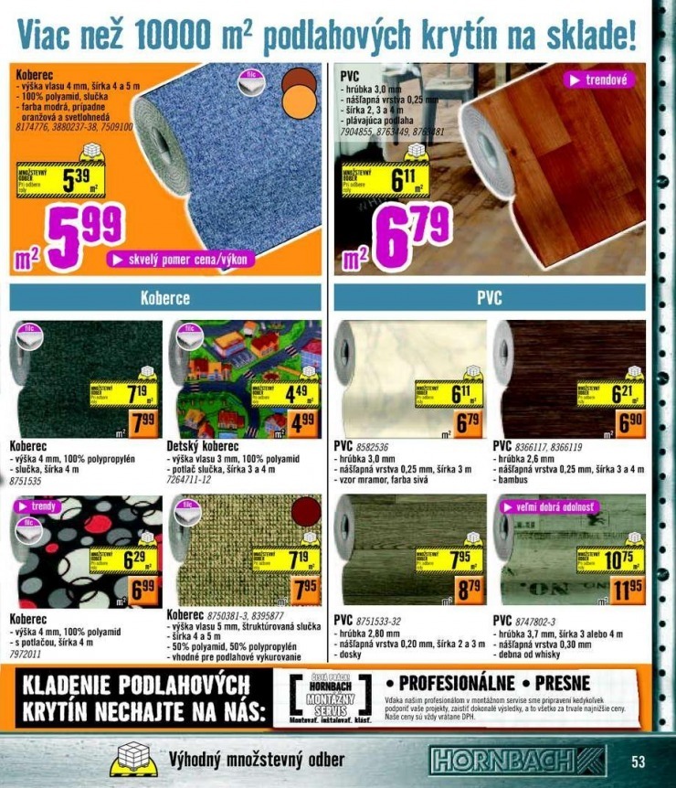 leták akčný leták HORNBACH strana 53 leták akčný leták HORNBACH strana 53