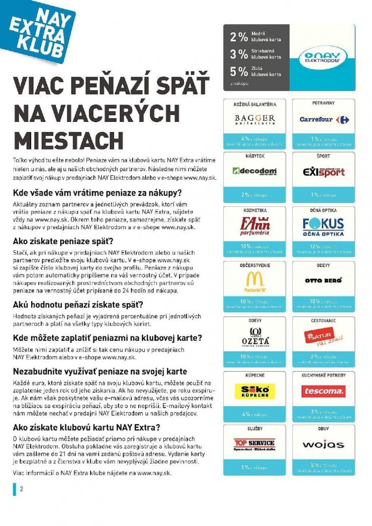 leták leták NAY Elektrodom - novinky strana 2 leták leták NAY Elektrodom - novinky strana 2