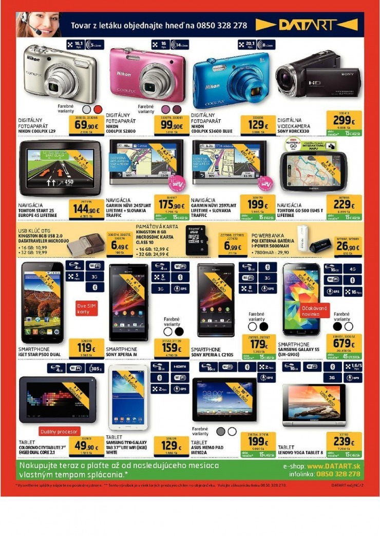 leták Datart špeciálna ponuka na dovolenku strana 2 leták Datart špeciálna ponuka na dovolenku strana 2