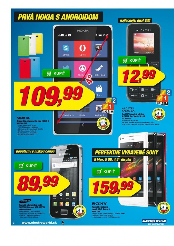 leták extra ponuka Electro World strana 2 leták extra ponuka Electro World strana 2
