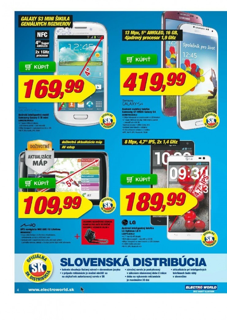 leták extra ponuka Electro World strana 4 leták extra ponuka Electro World strana 4