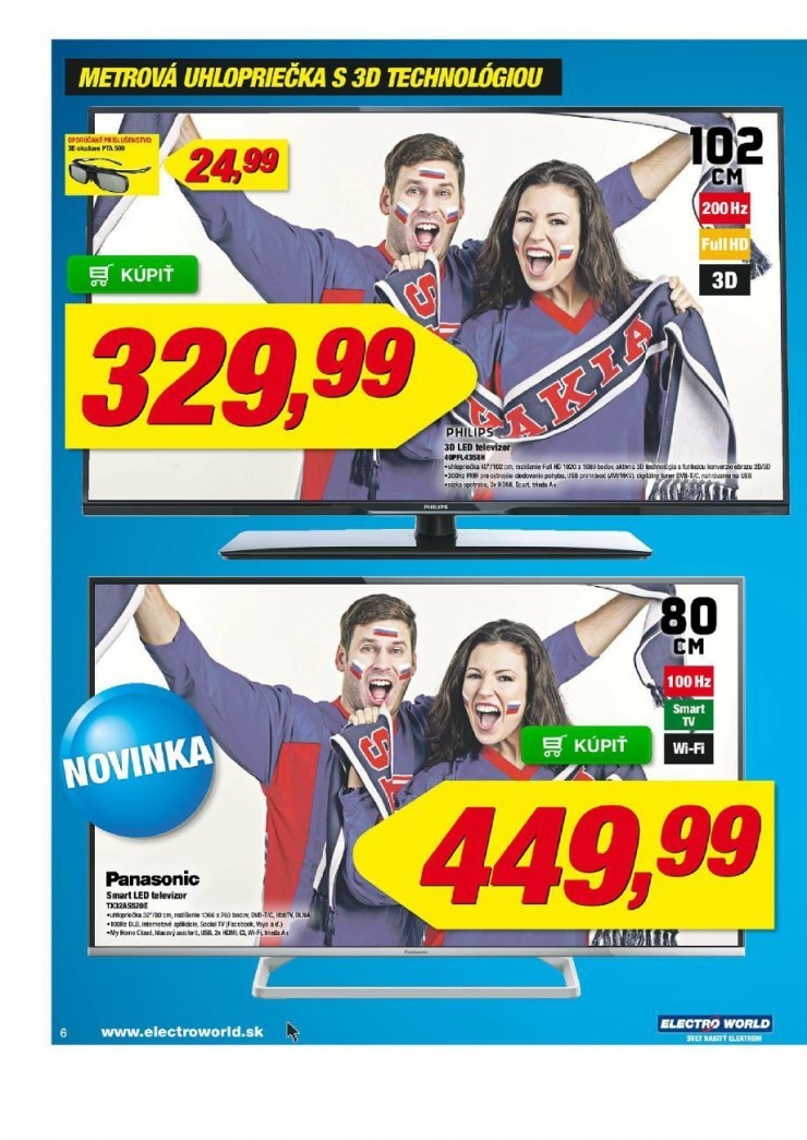leták extra ponuka Electro World strana 6 leták extra ponuka Electro World strana 6