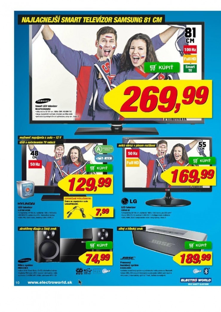 leták extra ponuka Electro World strana 10 leták extra ponuka Electro World strana 10